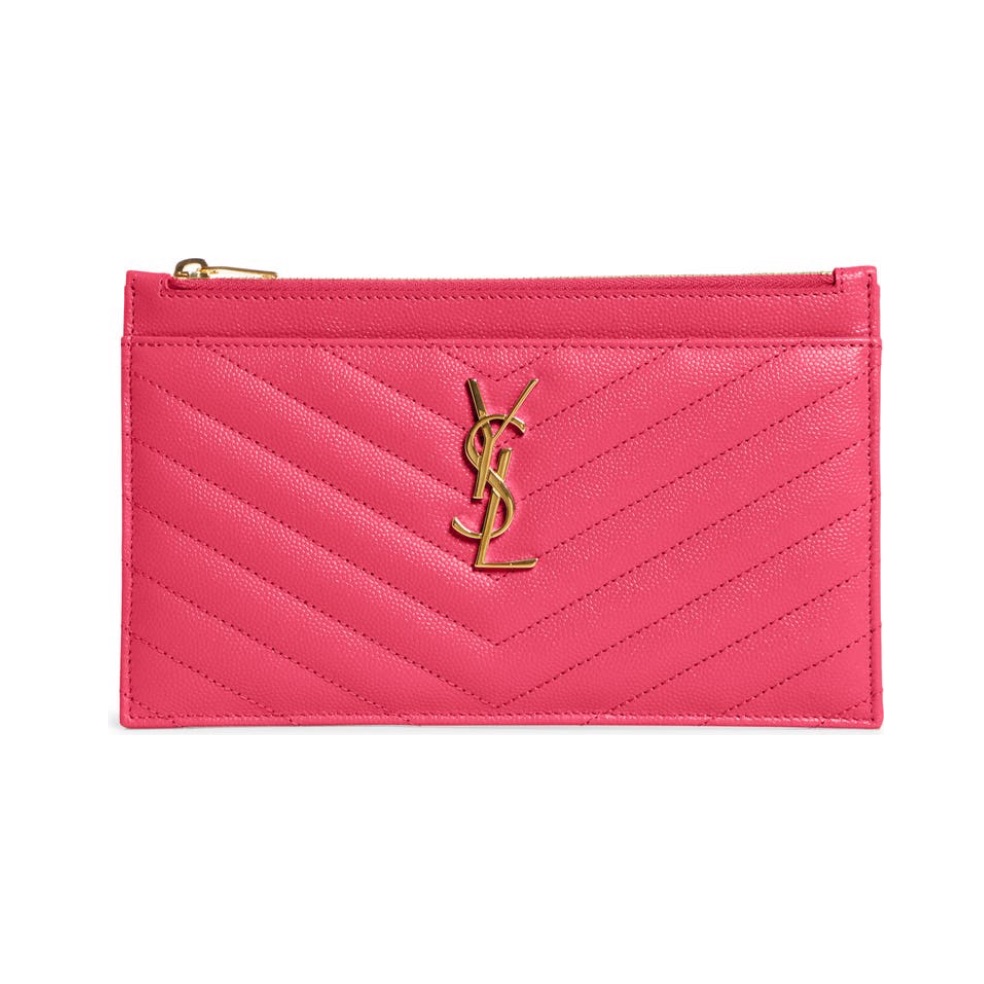 Ysl Monogram Zip Pouch